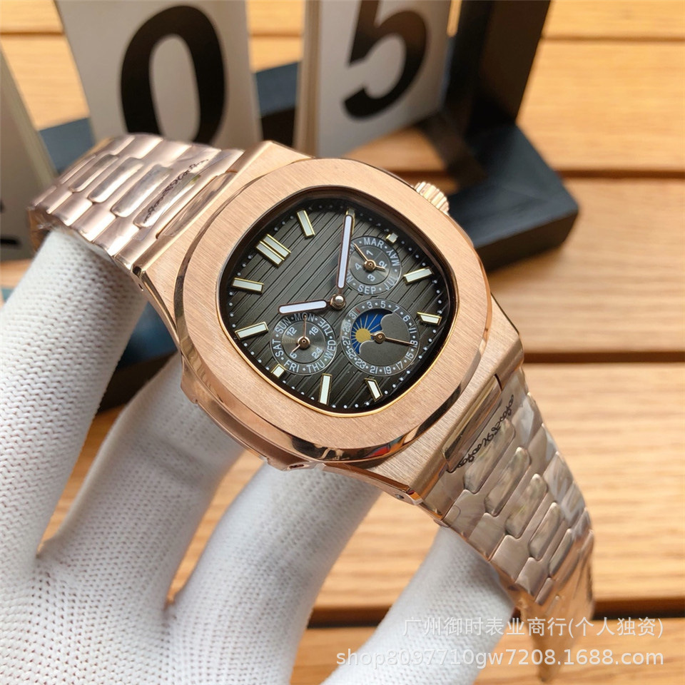 Silver Moonphase Mechanical Watch product detail 10