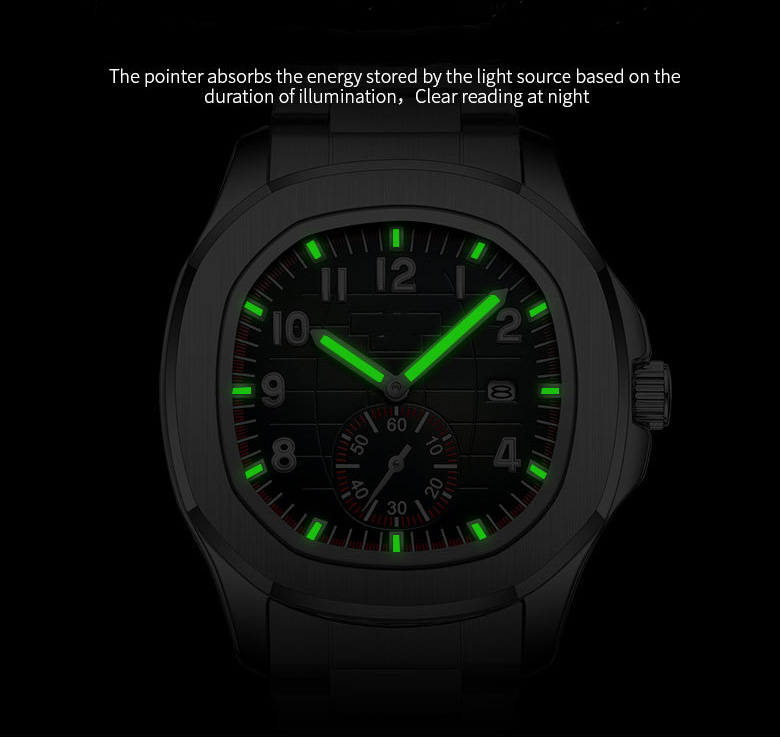 Executive Gold Cushion Case Watch product detail 3