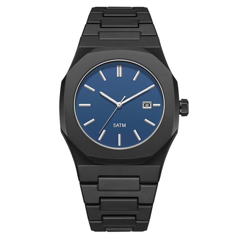 Midnight Arabic Dial Steel Quartz Watch variant 7