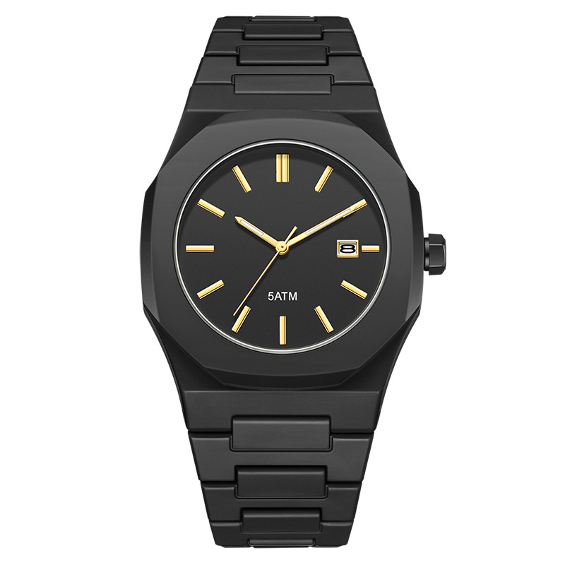 Midnight Arabic Dial Steel Quartz Watch variant 8