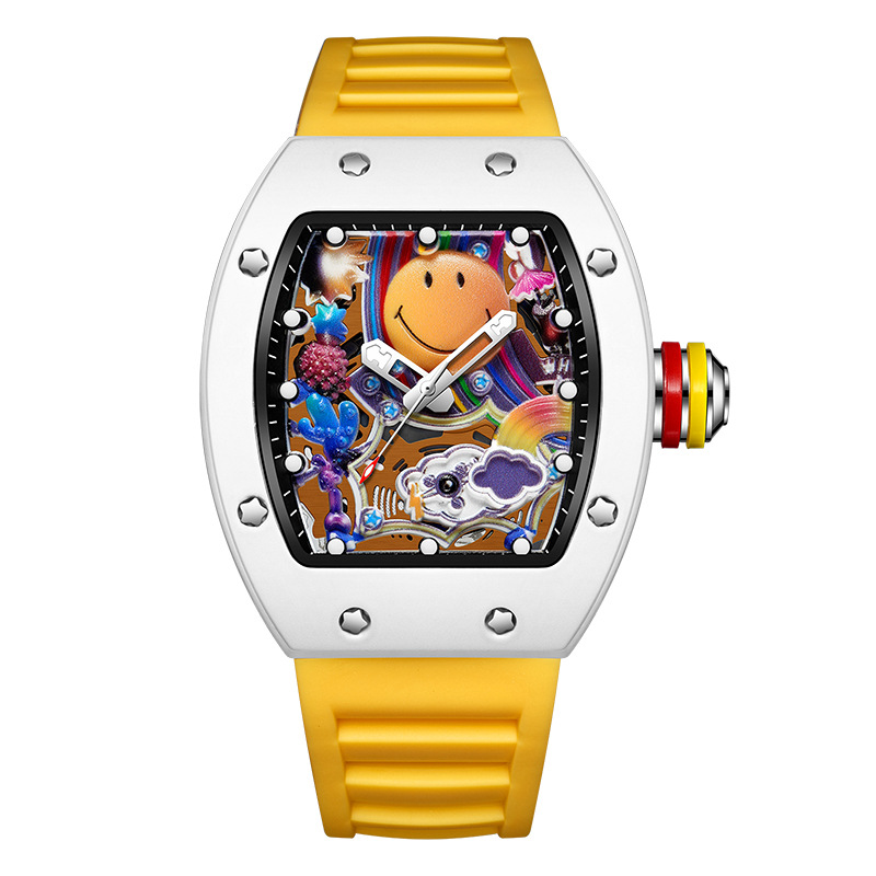 Vivid Tonneau Creative Dial Watch