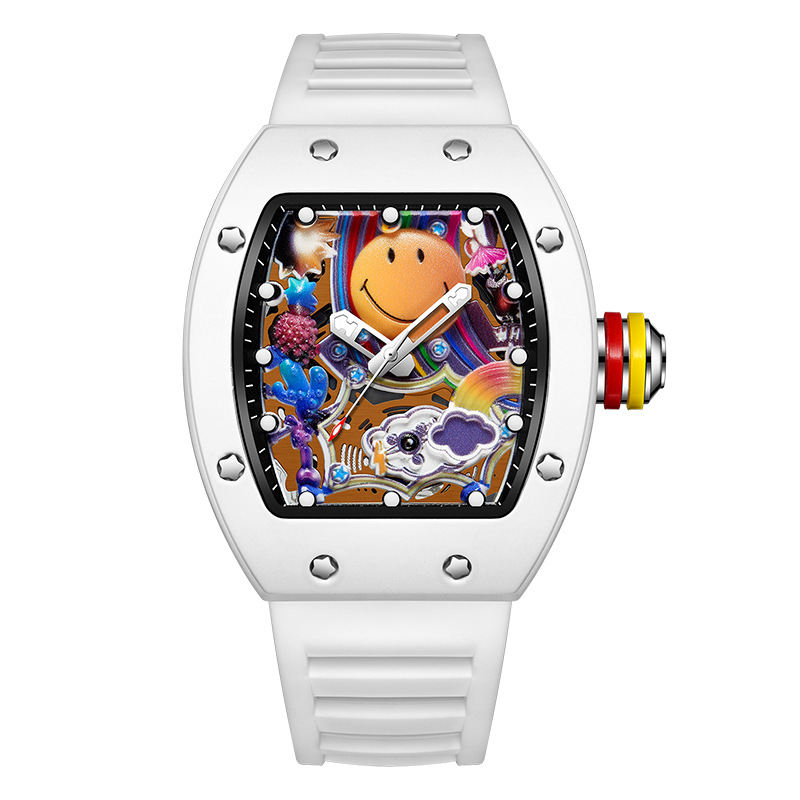 Vivid Tonneau Creative Dial Watch variant 2