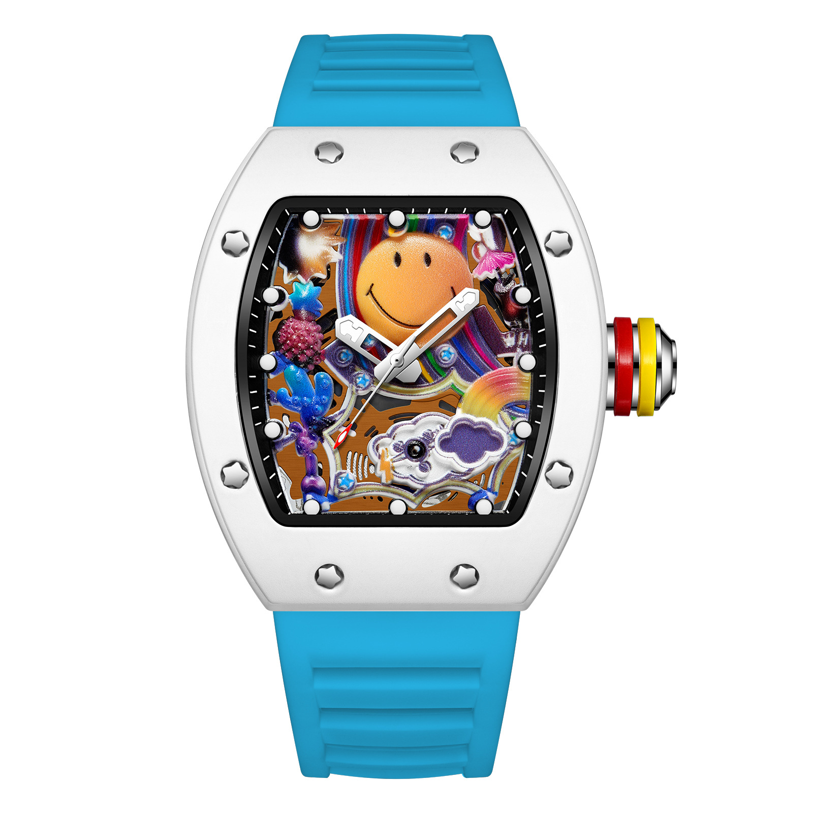 Vivid Tonneau Creative Dial Watch variant 3