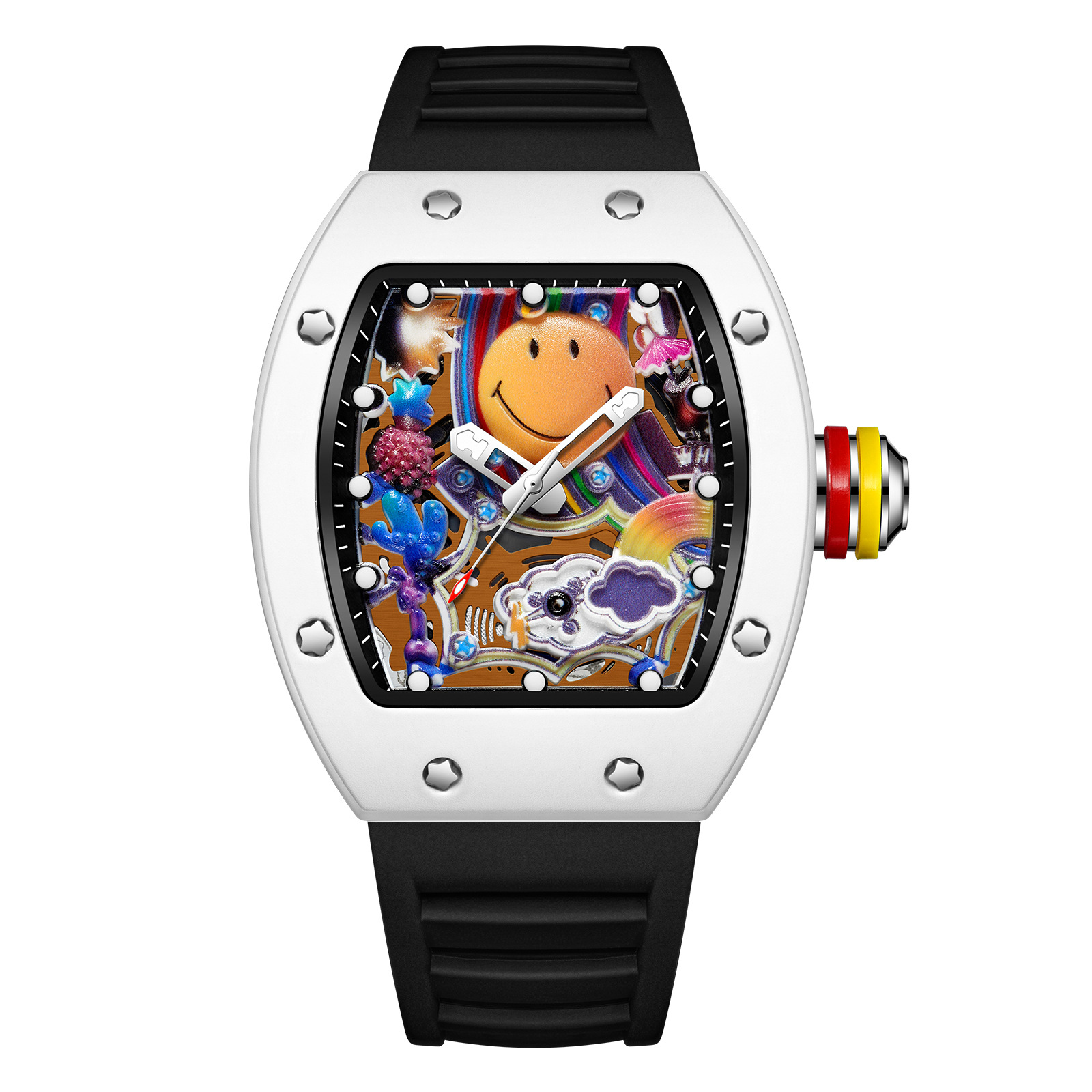 Vivid Tonneau Creative Dial Watch variant 4