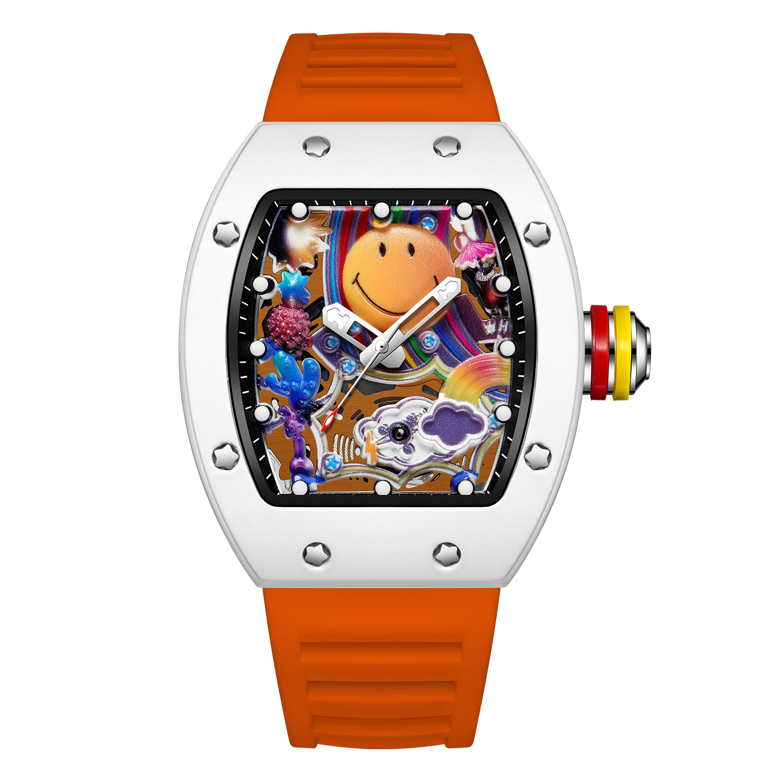 Vivid Tonneau Creative Dial Watch variant 5