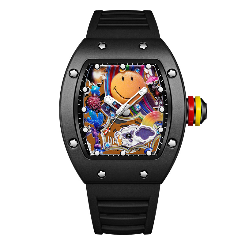 Vivid Tonneau Creative Dial Watch variant 7
