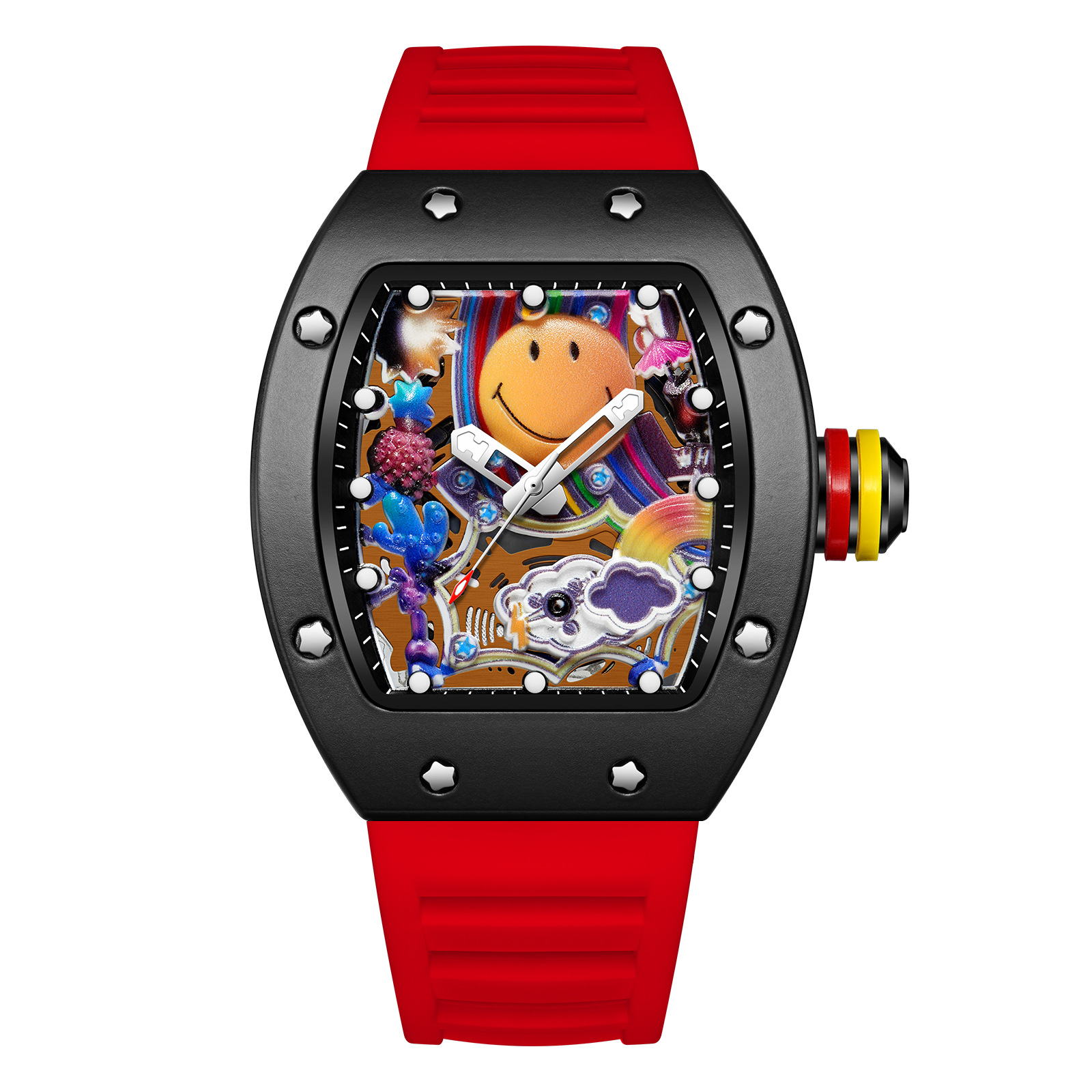Vivid Tonneau Creative Dial Watch variant 10