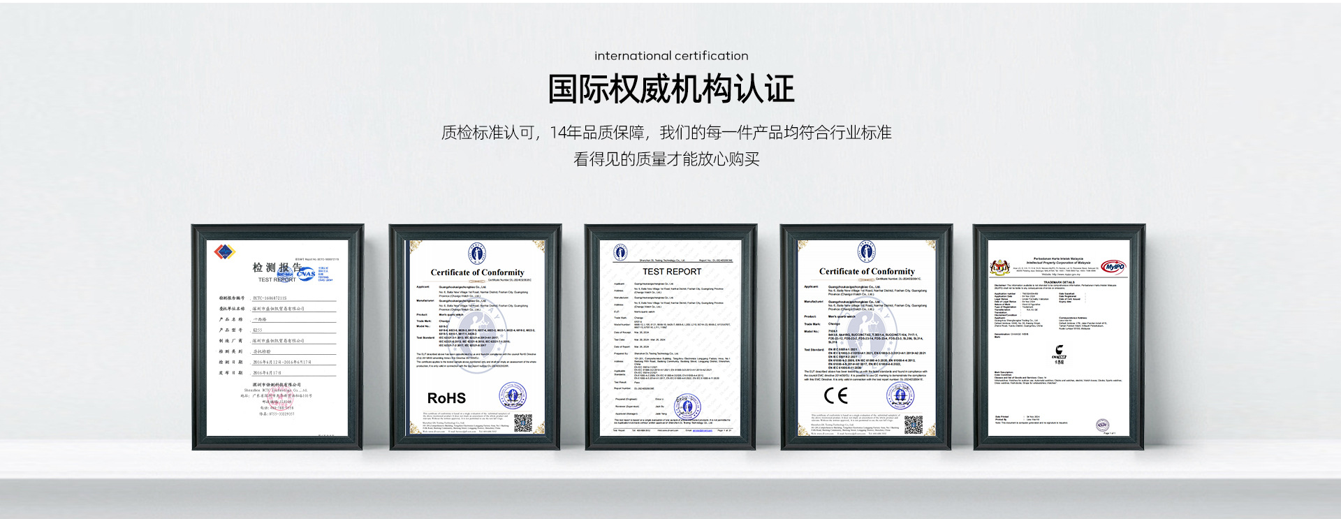 Jumbo Watch certification and qualification